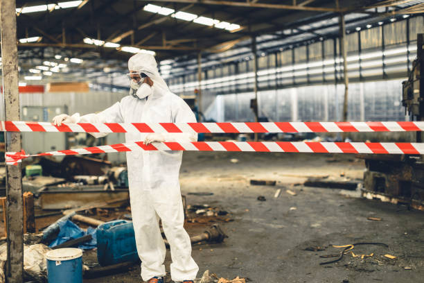 Professional Biohazard technician working in Fort George G Meade, MD